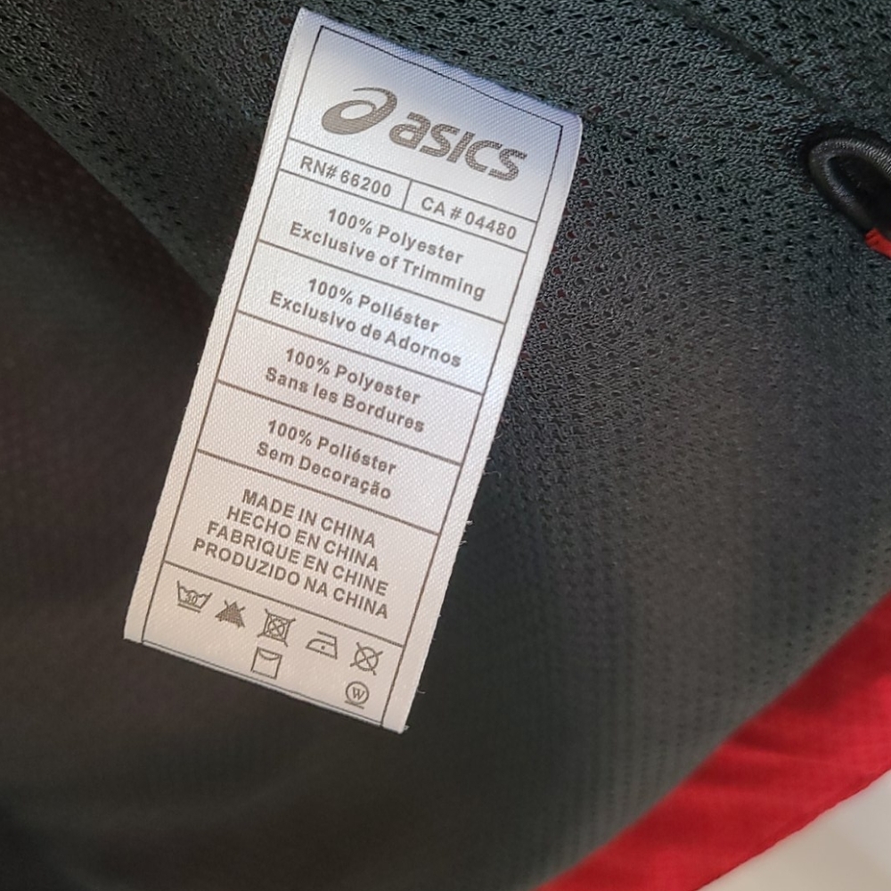 ASICS Jacket Red - Picture 6 of 10